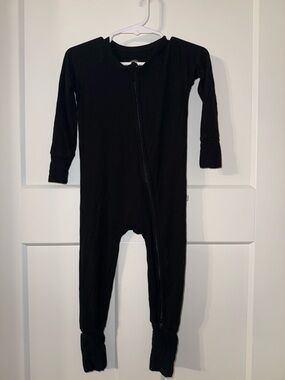 Toddler Black bamboo Zippy Pajamas